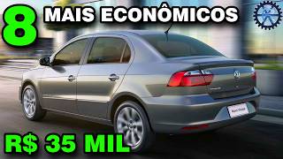 8 MELHORES CARROS ECONÔMICOS até 35 MIL REAIS para COMPRAR em 2024 [upl. by Navis]