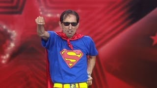 Supertalent 2012 Renaldo Speller quotTierstimmenimitatorquot und quotPowerwalkerquot [upl. by Enyaz]