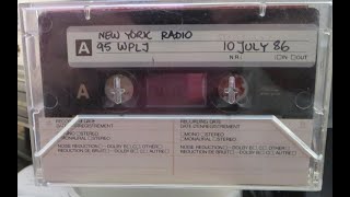 New York WPLJ Radio 10 July 1986 [upl. by Yenruoc633]