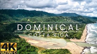 Dominical in 4k Experience Costa Ricas Natural Wonders with Breathtaking Drone footage [upl. by Swinton]