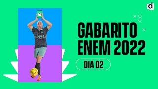 GABARITO ENEM 2022  Correção ao Vivo  Dia 2 Naturezas e Matemática [upl. by Frost]