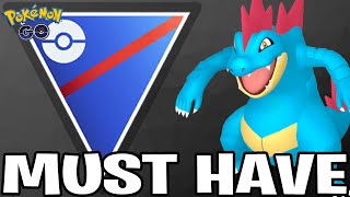 Shadow Feraligatr is a MUST HAVE in Great League for Pokemon GO Battle League [upl. by Leiahtan]