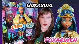 Cleo De Nile Monster Fest Unboxing FoxArwen October 2024 [upl. by Dnalrag]