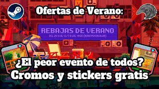 Cromos y Stickers Gratis  Ofertas de Verano de Steam 2023  FranCr0w [upl. by Yelnikcm]