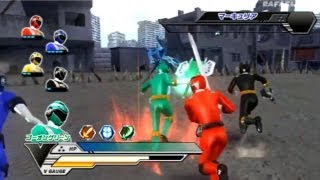 Super Sentai Battle Ranger Cross Wii GoOnger Part 13 HD [upl. by Ardyce]