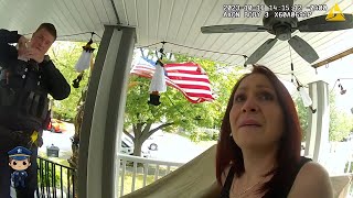 Woman Cries For Mommy After She’s Caught Stealing Neighbors Victorias Secrets Package [upl. by Rushing382]