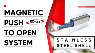 Push Open System Magnetic Door Catch Latch Temax Hardware [upl. by Notsle986]