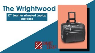 17” Leather Wheeled Laptop Briefcase – THE WRIGHTWOOD  McKleinUSA [upl. by Oisor971]