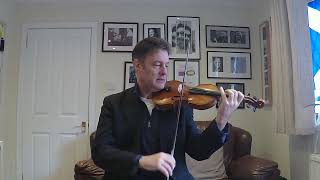 7 Violin Beginner O Come Little Children memorising lines 1 and 2 [upl. by Rosana67]