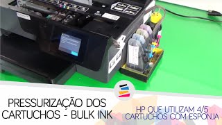 Deixou acabar a tinta do Bulk Ink HP Veja esse vídeo de Pressurização  SULINK [upl. by Dunc]