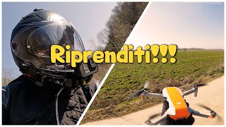 Riprese automatiche dei tuoi tragitti in moto con il drone [upl. by Wernda]