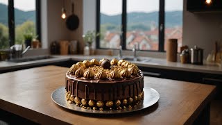 Homemade Ferrero Rocher Cake Recipe [upl. by Nuahsed193]