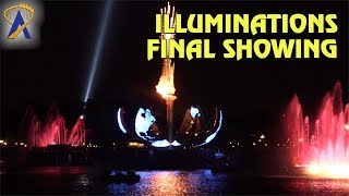 Final Showing of IllumiNations Reflections of Earth at Epcot [upl. by Aissila]