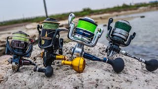 JETTY REELS 2018  Shimano Diawa Penn Van Staal Okuma Tsunami [upl. by Neram506]