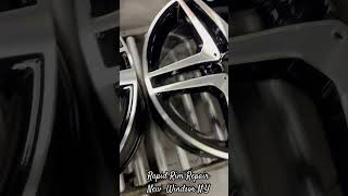 Today Rim Resurrection rims automobile blackrims wheelpaint wheelrepair wheels cars rimshop [upl. by Demetris]