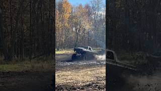 Old square body Chevy mudding in Michigan automobile mega offroad racing [upl. by Sitruk]