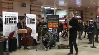 Waterloo Big Band Flash Mob Nov 14 [upl. by Cord976]