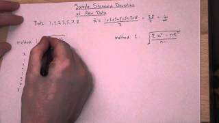 Statistics  Sample Standard Deviation and Variance [upl. by Kelvin]