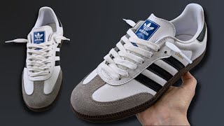 HOW TO LACE ADIDAS SAMBA LOOSELY Best Way [upl. by Yankee]