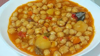 🥄POTAJE DE GARBANZOS LIGERO PARA EMPEZAR BIEN LA SEMANA 👌 BEATRIZ COCINA [upl. by Dillie688]