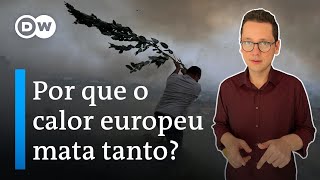 O calor europeu é pior que o do Brasil [upl. by Sitnik]