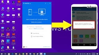 Solved Shareit Problem When Connecting to Windows 10  Please Update PC Shareit in Android [upl. by Balbinder]