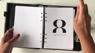 Set up I Filofax A5 and inserts from Cloth and paper I [upl. by Airla]