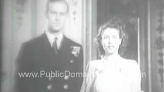 Prince Charles born to Queen Elizabeth Archival Newsreel PublicDomainFootagecom [upl. by Belia]