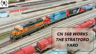 DRONE VIDEO – WATCH 568 WORKS STRATFORD YARD [upl. by Weyermann]