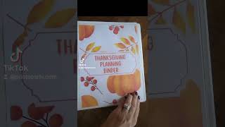 Hosting Thanksgiving Get organized with a printable Thanksgiving Planning Binder thanksgiving [upl. by Xanthus]