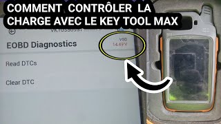 Comment Contrôler La CHARGE de ça batterie avec le key tool max pro [upl. by Lise]