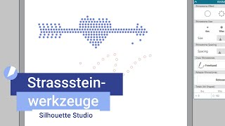 Silhouette Studio I Strasssteinwerkzeug [upl. by Rolyab204]