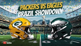 Title Packers vs Eagles Live in Brazil  Week 1 NFL Action  2024 Season Kickoff [upl. by Niuqauj]