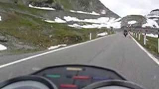 StilfserJoch passo dello Stelvio in Moto Guzzi 850 [upl. by Onirotciv571]