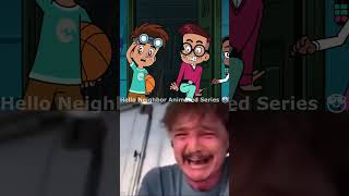 helloneighbor HELLO NEIGHBOR ANIMATED SERIES VS HELLO NEIGHBOR FULL GAME shorts memes sad old [upl. by Bride17]