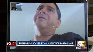 Magnitude64 earthquake strikes off the coast of Puerto Rico [upl. by Fakieh]