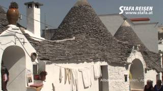 STAFA REISEN Reisevideo Alberobello Apulien Italien [upl. by Aimet]