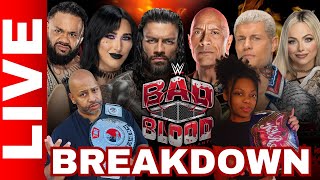 WWE BAD BLOOD 2024 FULL MATCH CARD BREAKDOWN [upl. by Akeber]