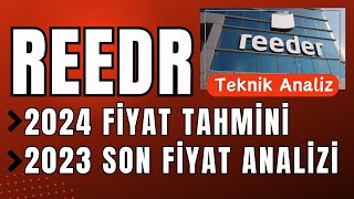 REEDER TEKNOLOJİ  REEDR 2023 SON FİYAT ANALİZİ [upl. by Panthia]