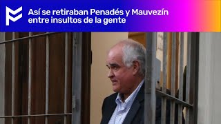 Así se retiraban Penadés y Mauvezín entre insultos de la gente [upl. by Netsreik]