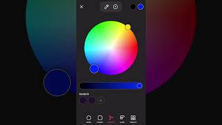 Flipaclip new color wheel is a w foryou smooth transition [upl. by Icnarf]