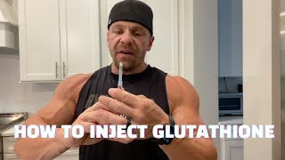 How to Inject Glutathione  Health Miracle [upl. by Ilahtan650]