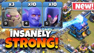 Th12 Golem Bowler Witch Attack With 8 Zap Spell  Best Th12 Attack Strategy in Clash of Clans🔥 [upl. by Aihc]