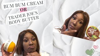 Brazilian Bum Bum Cream vs Trader Joes Body Butter [upl. by Anahcra]