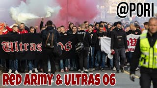 Red Army amp Ultras 06 megamatka Poriin  Porin Ässät  Vaasan Sport 19102024 [upl. by Anak]