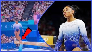 🤯 Simone Biles Falls Off Beam 😱 Alice D’Amato Snatches Gold 🥇 [upl. by Meisel]