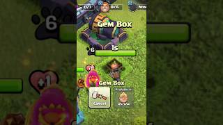 Removing Gem Box 💎✨ shorts hammerjam clashofclans [upl. by Carolee]