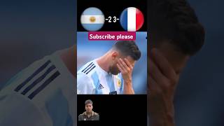 Argentina vs France epic match short🥶🥵football argentina france messi mbappe [upl. by Elleiram]