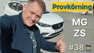 38 Provkörning av MG ZS EV 2021  Elbilar i Sverige [upl. by Stasny]