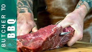 Butcher To BBQ  Flat Iron Steaks [upl. by Adamo]